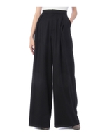 ウールバギーパンツ/ブラック(019)