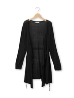 トッパーロングカーディガン/ブラック(019)