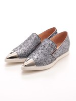 メタリックトゥスリッポン 【完売間近！】/ライトグレー