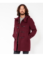 二重織メルトンダッフルコート/ボルドー(064)