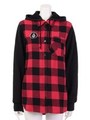 Disorder Hooded Shirt/RED