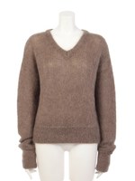 Mohair ショートニット/ネイビー