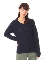 ・ブークレニットプルオーバー/Navy
