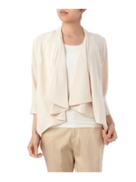 ショート丈トッパーカーディガン/ライトベージュ(051)