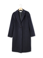 ソフトシャギーチェスターコート/ネイビー(093)
