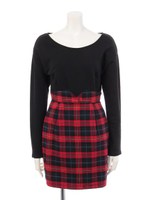 チェックコンビOP/RED