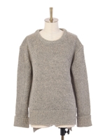 モヘヤライク3GGテンジクニットプルオーバー/ベージュ