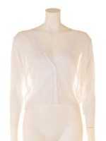 【chille anap】シンプルカーディガン/WH