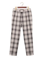 ●JOC PE/R ストレッチ チェックパンツ/8.5L　/　クロップド/NATURAL