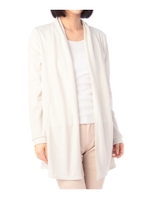 ロング丈トッパーカーディガン/グリーン系(020)