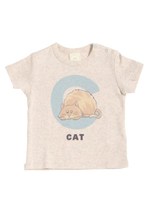 アルファベットアニマルbabyTシャツ/OAT