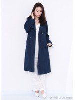 デニムトレンチコート/インディゴ