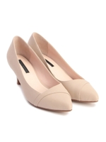 ベーシックステッチパンプス/ライトベージュ(051)