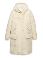 メルトンミリタリーコート/BLK