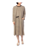 narue(ナルエー) ミリオンホットボーダー ワンピナイティ/ベージュ(152)