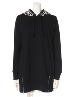 【ANAP】フードプリント裏毛ワンピース/GRY