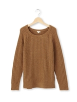 ブークレーケーブルニットプルオーバー/ブラック(019)