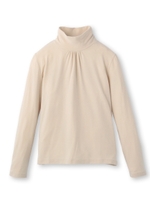 プレミアウォームハイネックカットソー/ピンク系(070)