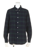 HARRIS PLAID L/S SHIRT/GREEN