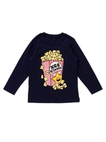 L/S TEE POPCORN(4T〜7T) /ネイビー