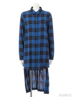 LOST MY MIND PLEATS SHIRT/BLUE