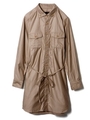 LUNA B.D SHIRT DRESS/BEIGE