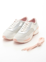 コンビマテリアルスニーカー/BLACK