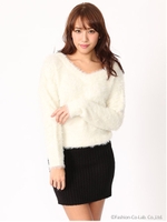 シャギーリブドッキングワンピース/A