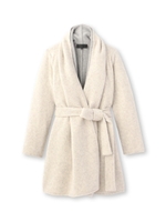 ダブルフェイスニットガウンジャケット/グレー系(010)