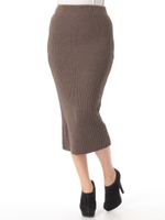 ニットスカート/モカ