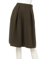 ・リップルフレアスカート/Black