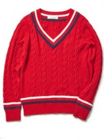 【NUMBER STANDARD】チルデンニットプルオーバー/ネイビー