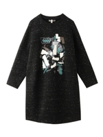 【数量限定】ダンボールジャージワンピース/ブラック(019)