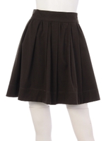 さしこチェックミニスカート/カーキ