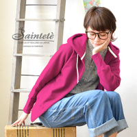 パイル起毛ZIPパーカー