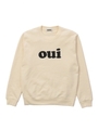 CREW SWEAT OUI/アッシュ