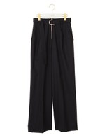 【emmi atelier】ファスナーワイドパンツ/NVY