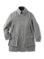 スーパー100sメルトンコート/ネイビー(093)