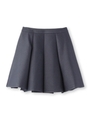 タックフレアウールスカート/ネイビー(093)