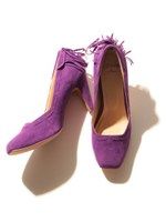 バックフリンジパンプス/PPL