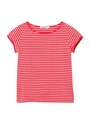 STRIPED PUFF TOP/RED