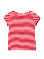 STRIPED PUFF TOP/RED