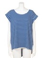 【ANAP】バックデザインボーダーTEE/NV/WH