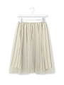 ストライプチュールスカート/ベージュ(152)
