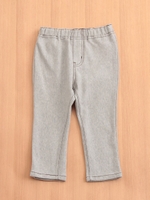 ストレッチツイルニッ・フル丈スリムパンツ/ブルー