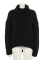 ボリュームカラーフォルムKnit TOP/BLK
