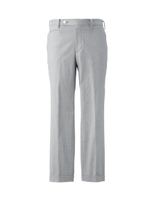 千鳥ストレッチクロップド/ブルー系(394)