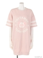 THE CANDY CLUB TEAM SWEAT ONE-PIECE/IVORY