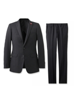 ブライトペンシルストライプスーツ/ブラック(319)