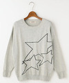 星モチーフニット